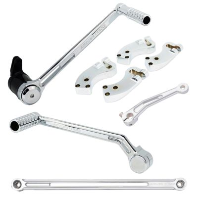 Arlen Ness プラス3インチ・フットコントロールエクステンションキット (クローム) ツーリング