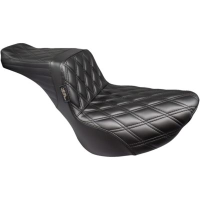 Le Pera TailWhip 2UPシート (ダブルダイアモンドステッチ) ストリートボブ、スタンダード、スリム