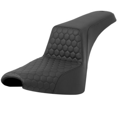 Saddlemen STEP-UP 2UPシート (HCステッチ) ストリートボブ、スタンダード