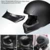 ILM Z502シリーズ ビンテージ フルフェイスヘルメット マットブラック 3