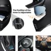 ILM Z502シリーズ ビンテージ フルフェイスヘルメット マットブラック 5