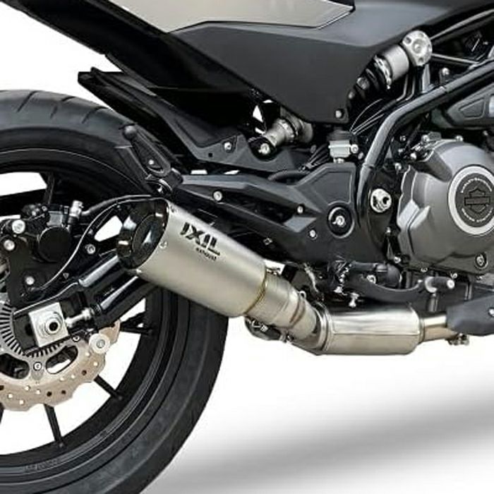 IXIL MK2 コニカルショート スリップオンマフラー (シルバー) X350 