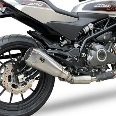 IXIL RC1 ヘキサコーン スリップオンマフラー (マットシルバー) X350