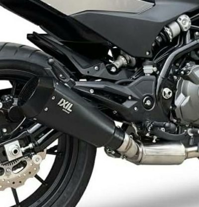IXIL RC1B ヘキサコーン スリップオンマフラー (ブラック) X350
