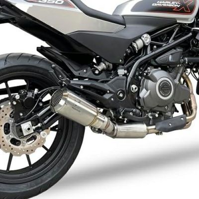 IXIL MK2 コニカルショート スリップオンマフラー (シルバー) X350