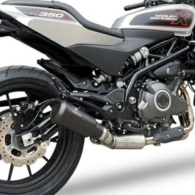 IXIL MK2 コニカルショート スリップオンマフラー (ブラック) X350