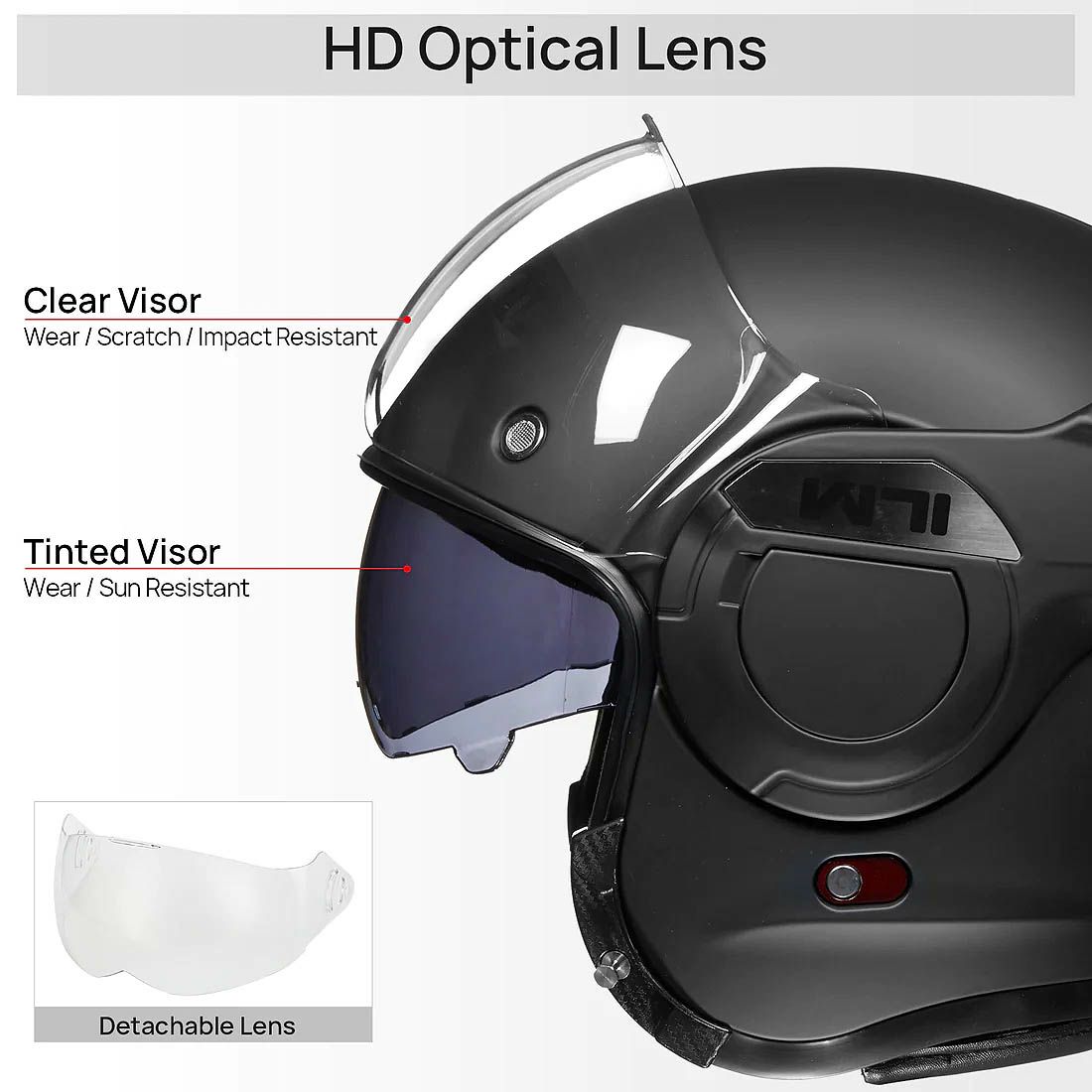 ILM B707シリーズ モジュラー フルフェイスシステムヘルメット 4