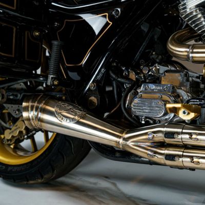 Sawicki Speed RT ショーティー・ビッグインチ 2-1フルエキゾーストマフラー (ステンレス) FXR
