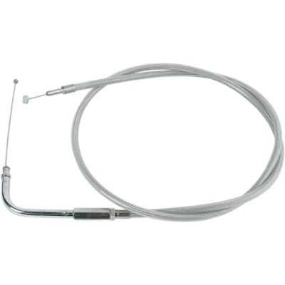 【SALE】ハーレー用 スロットルケーブル (ステンレス) 39.5インチ Drag Specialties