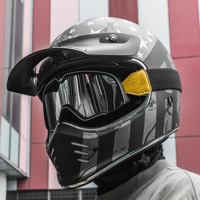 BELL MOTO III ヘルメット Msize 黒（ILM Z502シリーズ ビンテージ 
