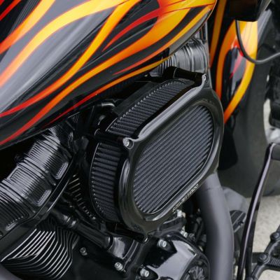 Arlen Ness Stage2 パフォーマンス・オーバルエアフィルターキット M8 ツーリング、ソフテイル