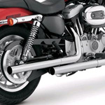 【セール】バンス＆ハインズ （VANCE&HINES） Straightshots HS スリップオン・マフラー スポーツスター