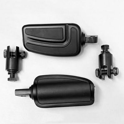 RIVCO アクセント・フットペグ (マットブラック) スポーツスター、ダイナ、ソフテイル