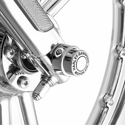 H-D MOTOR CO.ロゴ・フロントアクスルナットカバーキット
