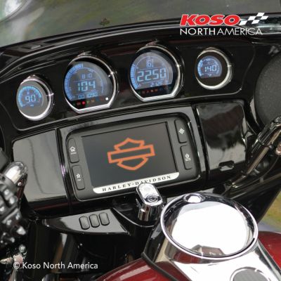 【SALE】KOSO 2014以降 ツーリング 8カラー LCDメーター 4個セット HD-03