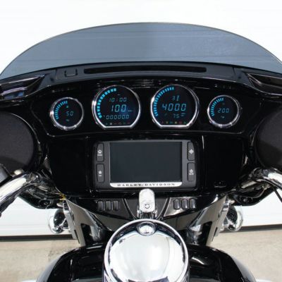 【SALE】KOSO 2014以降 ツーリング ブルーカラー LCDメーター 4個セット HD-03L