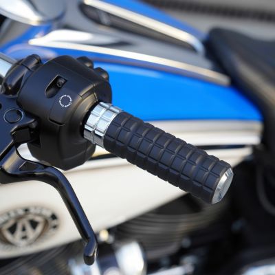 Arlen Ness スピードライナー・ハンドグリップセット (クローム) 2024以降 ロードグライド、ストリートグライド