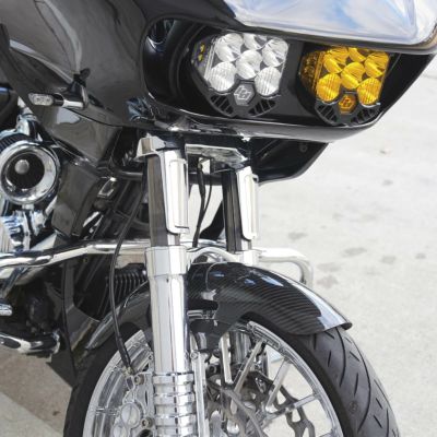 Arlen Ness カーボンファイバー 19インチ・CAFEフロントフェンダー 2014以降ツーリング