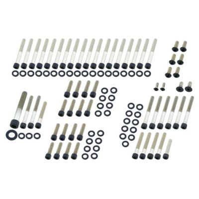 スポーツスター エンジンボルトセット (マットブラック) Screws4Bikes