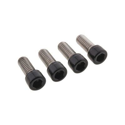 スポーツスター XL1200X/XS フロントフェンダーボルトセット (グロスブラック) Screws4Bikes