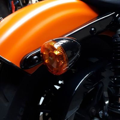スポーツスター リアフェンダーマウントボルトセット (グロスブラック) Screws4Bikes