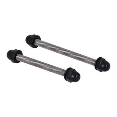 スポーツスター フュエル・タンク用 マウントボルトセット (マットブラック) Screws4Bikes