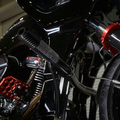 M8 ツーリング ハイウェイペグ・クラッシュバー (ブラック) OG