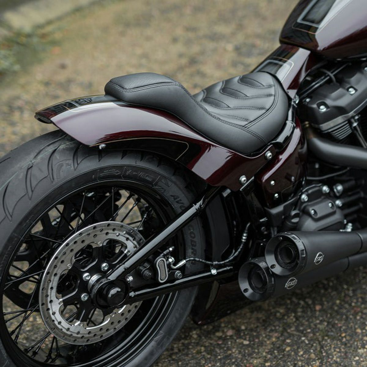 Thunderbike リアフェンダー Shorty 180mmタイヤ用 M8ソフテイル 