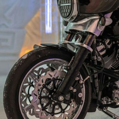 2014以降 ツーリング アルミフォークブレース (アルミシルバー) OG
