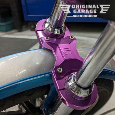 2005以前 ダイナ、FXR、スポーツスター アルミフォークブレース (カラーアルマイト仕上げ) OG