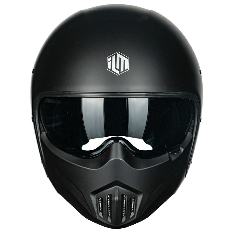 ILM 726Xシリーズ オープンフェイス フルフェイスヘルメット マットブラック2