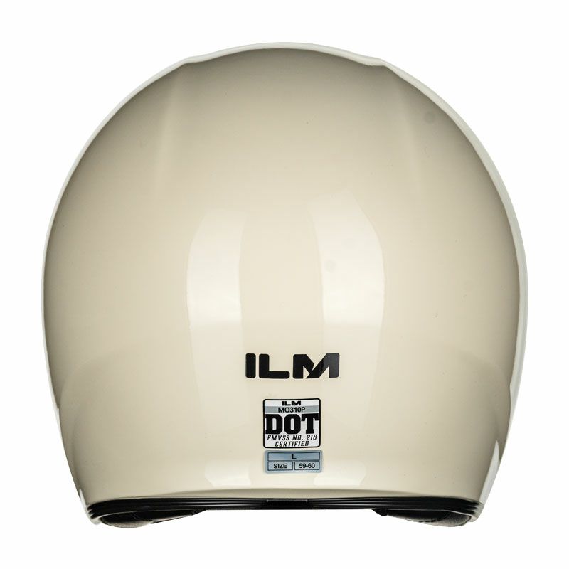 ILM MO310Pシリーズ オープンフェイス フルフェイスヘルメット ホワイト9