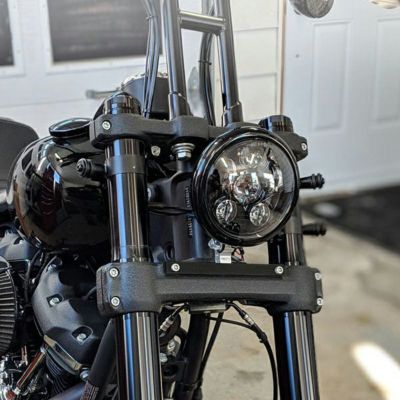 M8 ファットボブ 5.75インチLEDヘッドライト・コンプリートコンバージョンキット (ブラック) OG