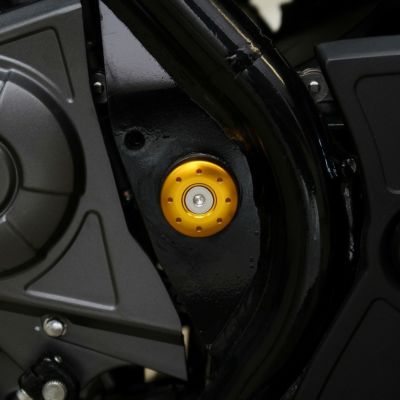 ハーレー X350 フレームキャップ (ゴールド) SPEEDRA