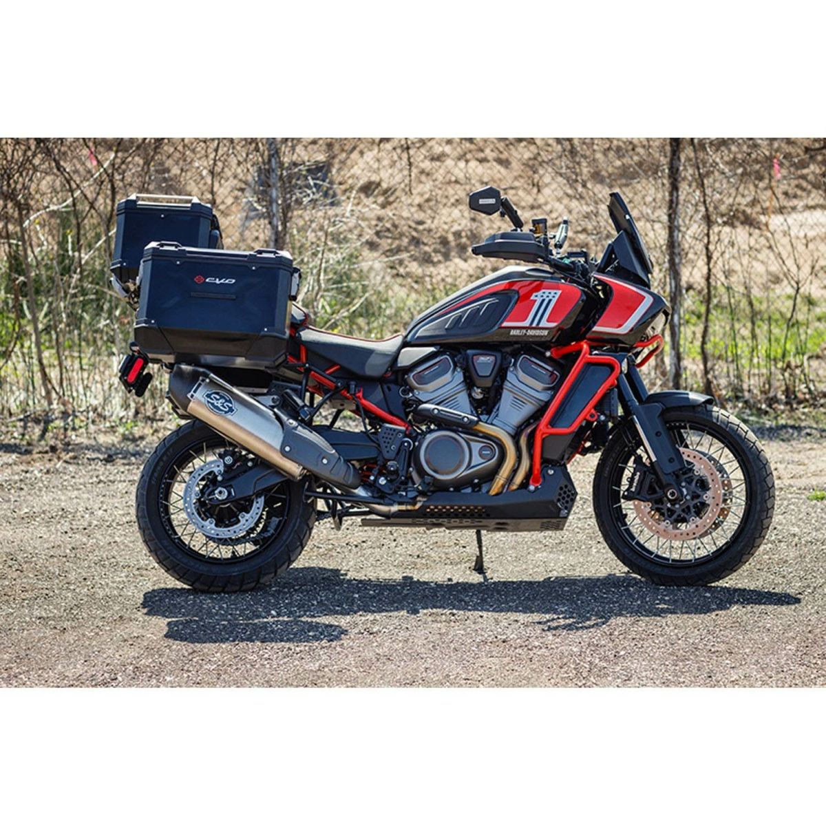 S&S パンアメリカ用 スリップオンマフラー 7