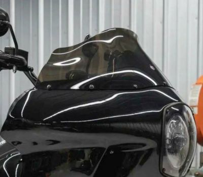 クロックワークス FXRPフェアリング用 9インチ・フレアウィンドシールド (カラーバリエーション)