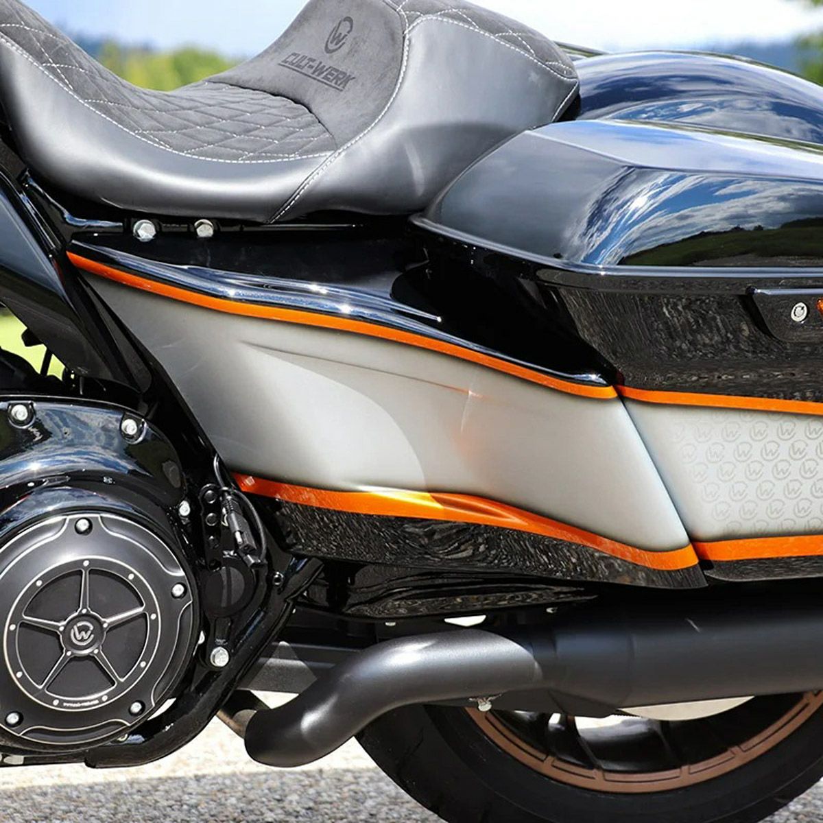 バガーネーション SWOOP サイドカバー2014-2023年ツーリングモデル用