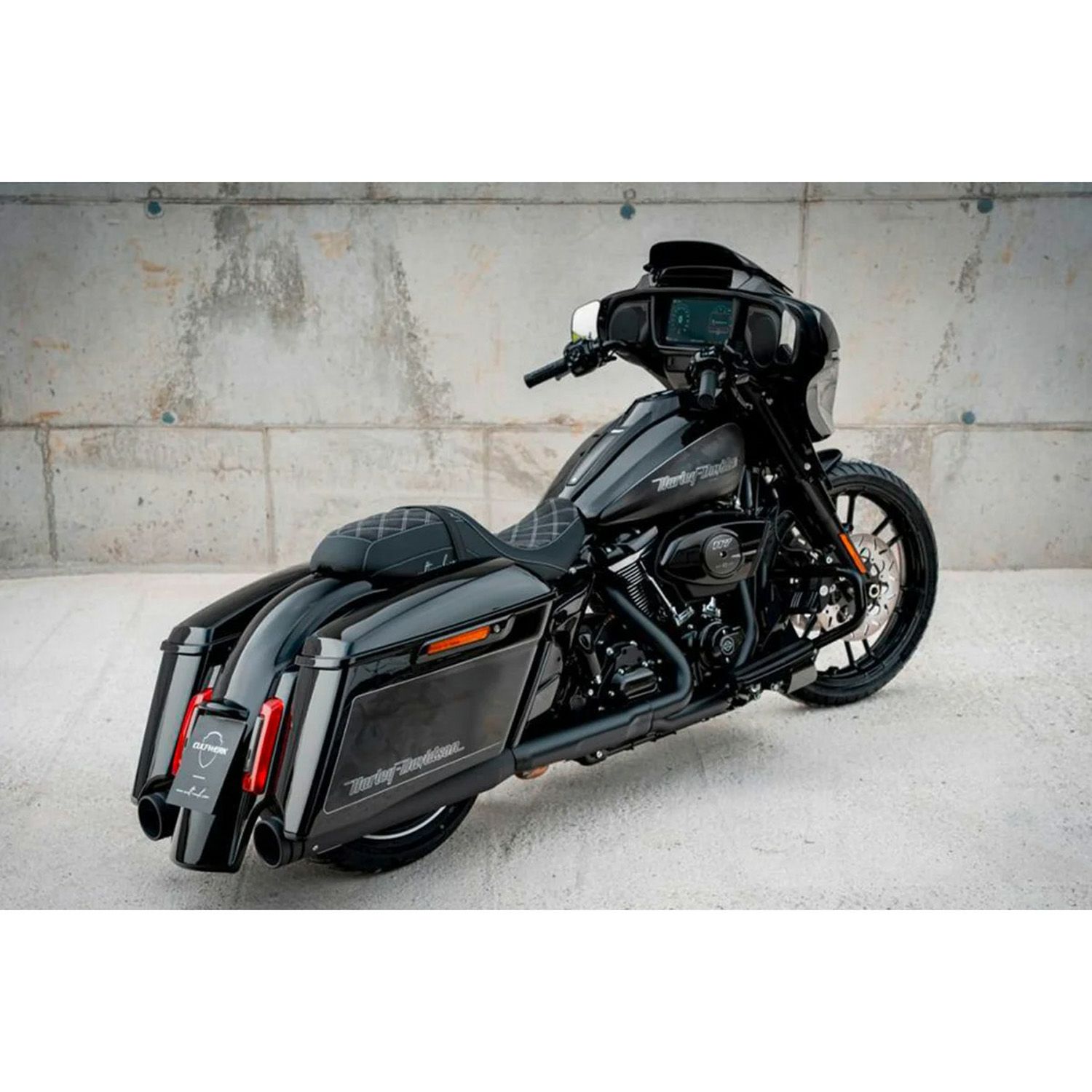 2014～2024 ツーリング CUSTOM V1 リアフェンダーキット (グロスブラック) Cult Werk4