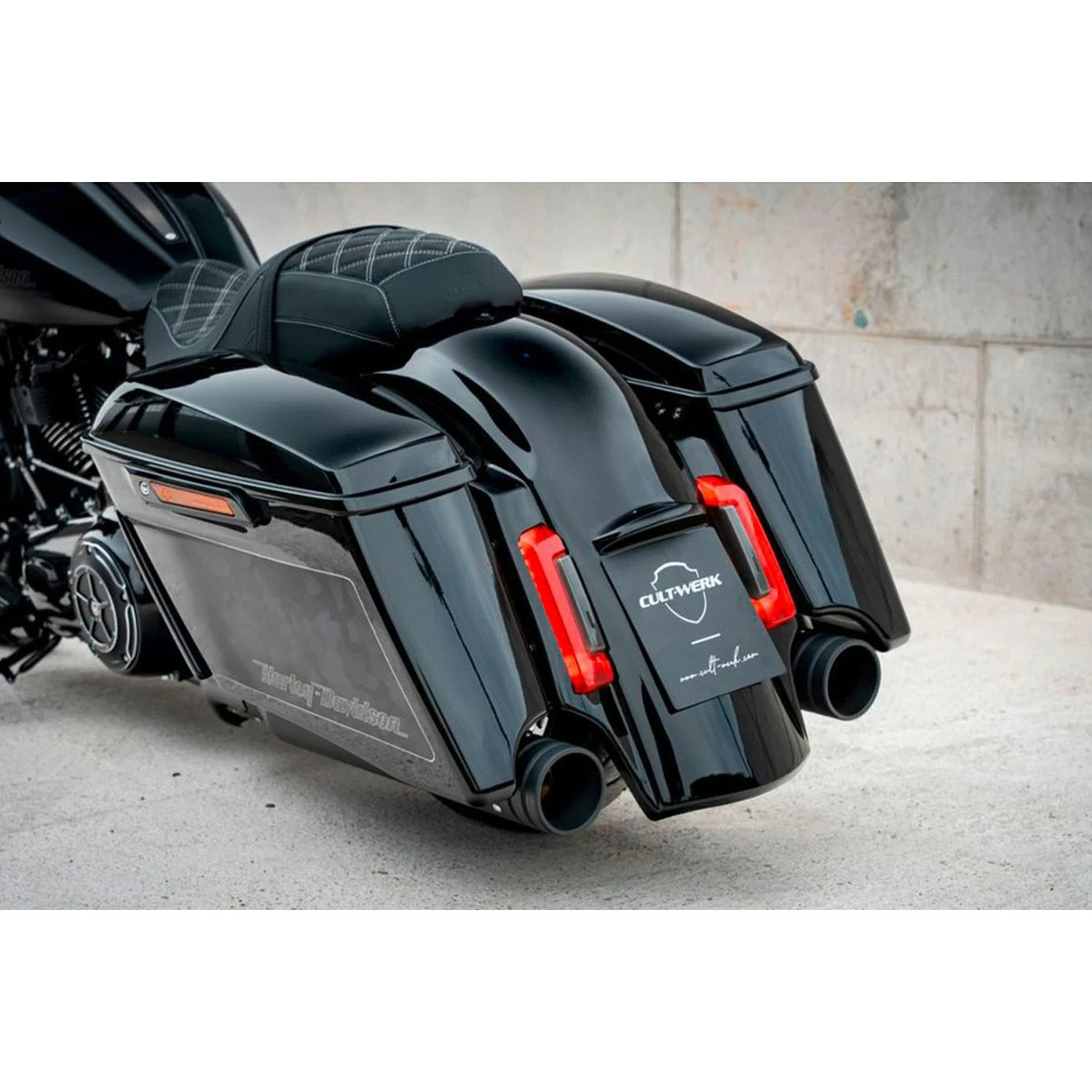 2014～2024 ツーリング CUSTOM V1 リアフェンダーキット (未塗装) Cult Werk2