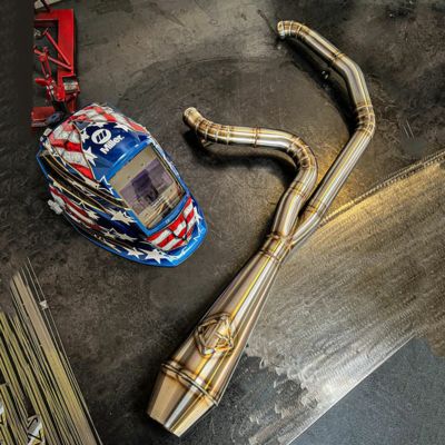 M8 ソフテイル ワークスエディション ビッグボア フルエキゾーストマフラー (ステンレス) SP Concepts