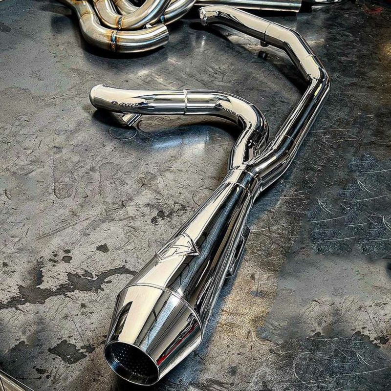 M8ツーリング Lane Splitter フルエキゾーストマフラー (ポリッシュ