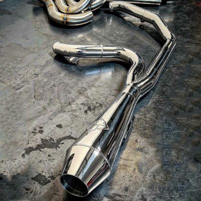 M8ツーリング ビッグボア フルエキゾーストマフラー (ポリッシュ) SP Concepts