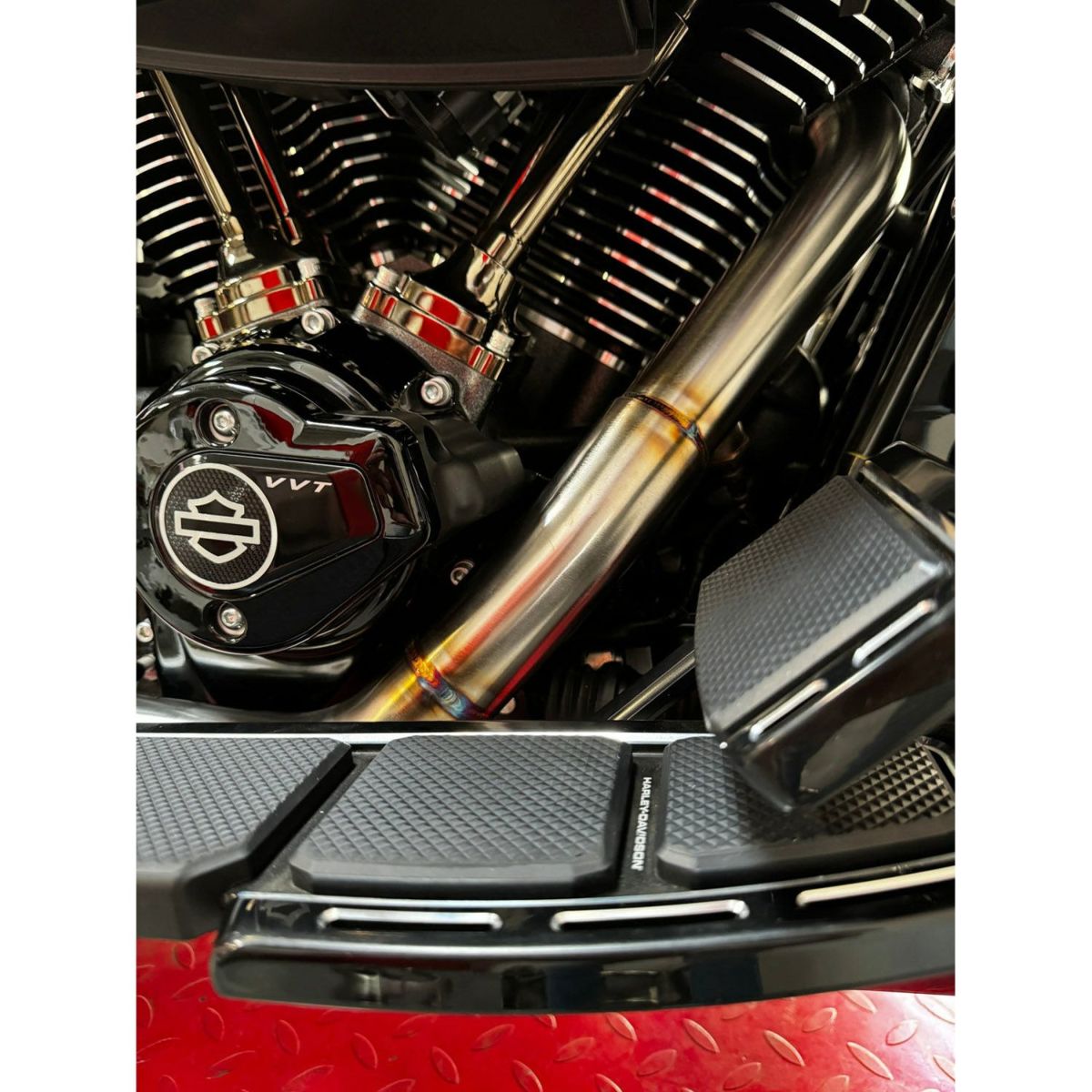 M8 ツーリング フルレングス フルエキゾーストマフラー (ステンレス) SP Concepts6