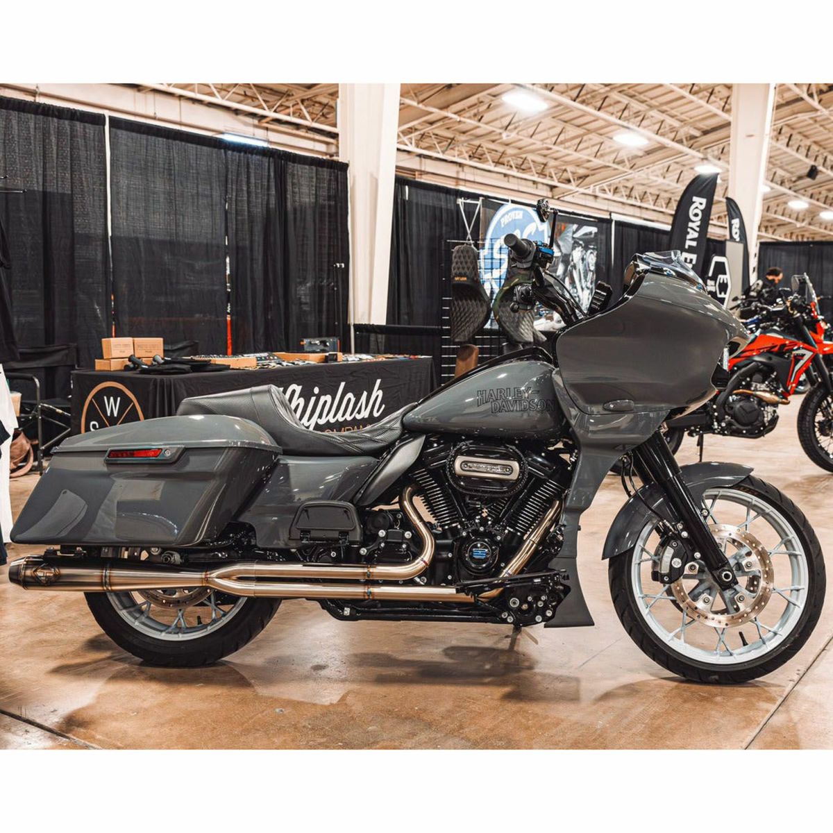 M8 ツーリング フルレングス フルエキゾーストマフラー (ステンレス) SP Concepts10