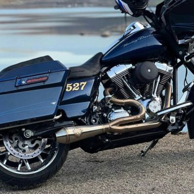 1995～2016 ツーリング ビッグボア フルエキゾーストマフラー (ステンレス) SP Concepts