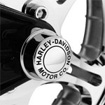 H-D MOTOR CO.ロゴ・リアアクスルナットカバーキット