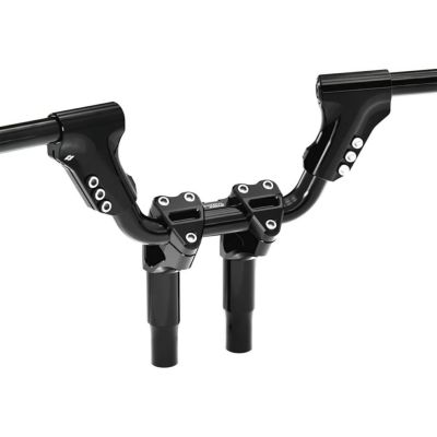 M8 ソフテイル、ロードキング Sandoval Open Road ハンドル/ライザーキット 12.5インチ (ブラック) KRAUS