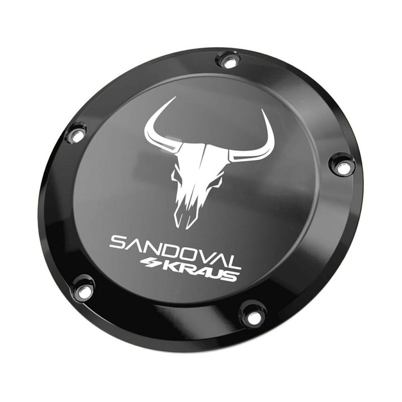 2016以降 ツーリング Sandoval Dead Head ダービーカバー (ブラック) KRAUS ハーレーパーツ専門店 HDパーツ