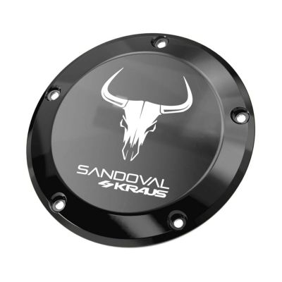 2016以降 ツーリング Sandoval Dead Head ダービーカバー (ブラック) KRAUS