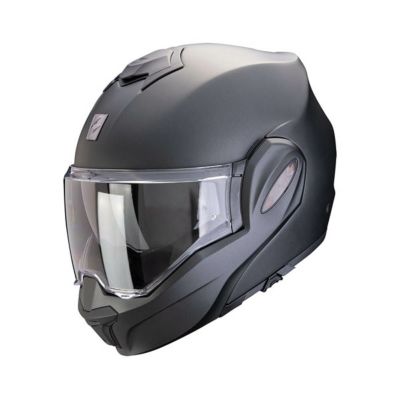 Exo-Tech EVO PRO フリップバックヘルメット パールブラックマット SCORPION 